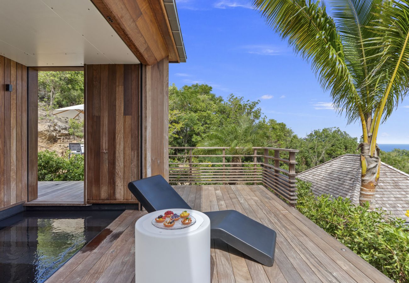 Bungalow à Saint Barthélemy - Sky - Ocean view villa with private plunge pool