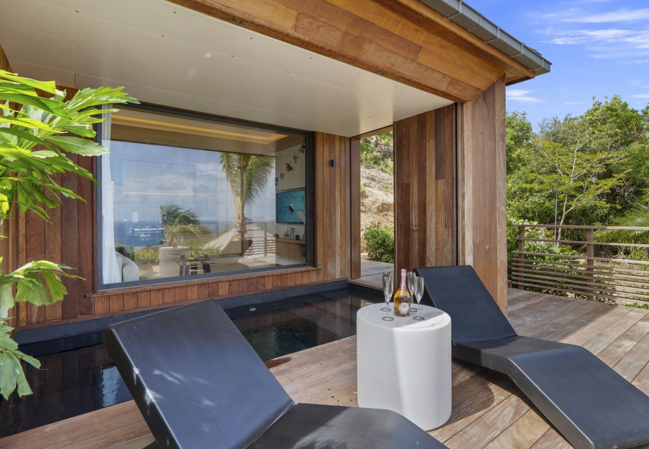 Bungalow à Saint Barthélemy - Sky - Ocean view villa with private plunge pool