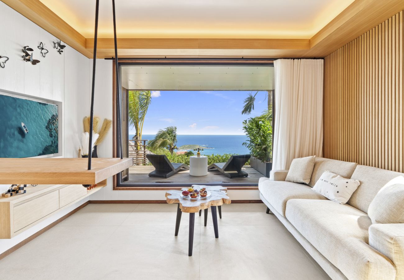 Bungalow à Saint Barthélemy - Sky - Ocean view villa with private plunge pool