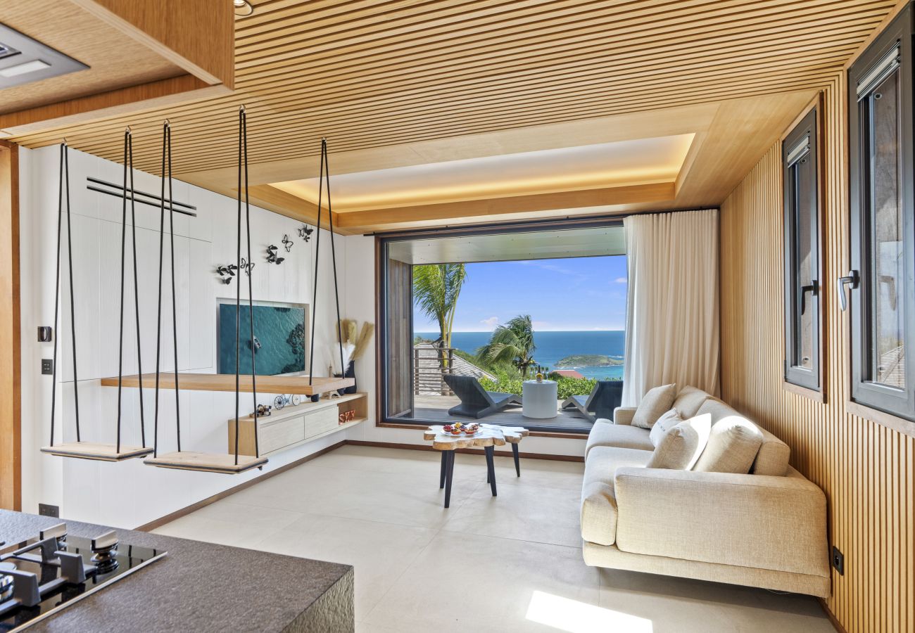 Bungalow à Saint Barthélemy - Sky - Ocean view villa with private plunge pool