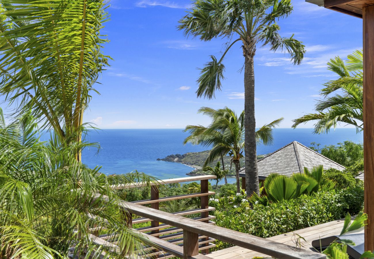 Bungalow à Saint Barthélemy - Sky - Ocean view villa with private plunge pool