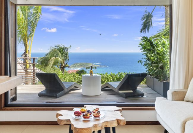 Bungalow à Saint Barthélemy - Star - Ocean view villa with private plunge pool