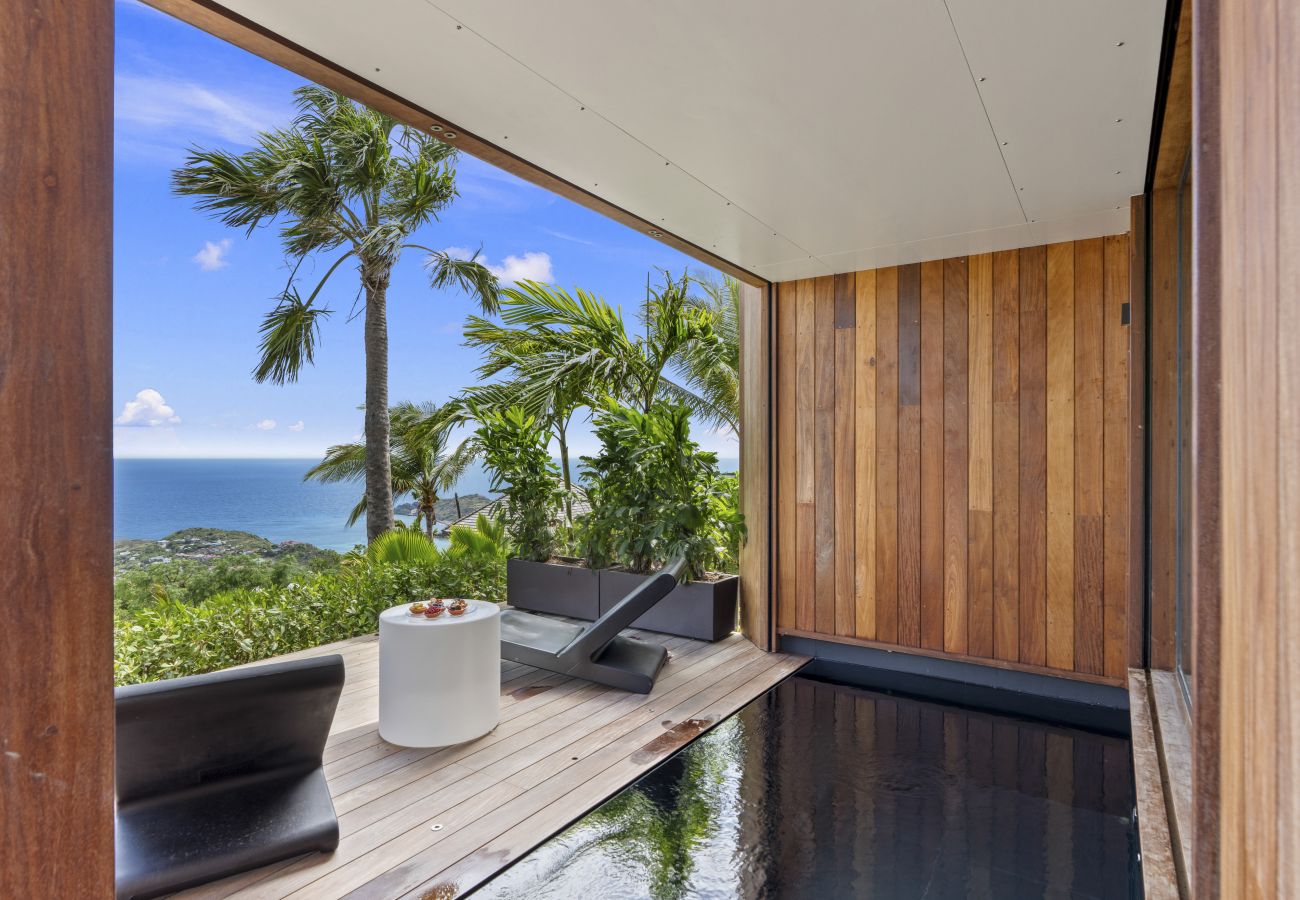 Bungalow à Saint Barthélemy - Star - Ocean view villa with private plunge pool