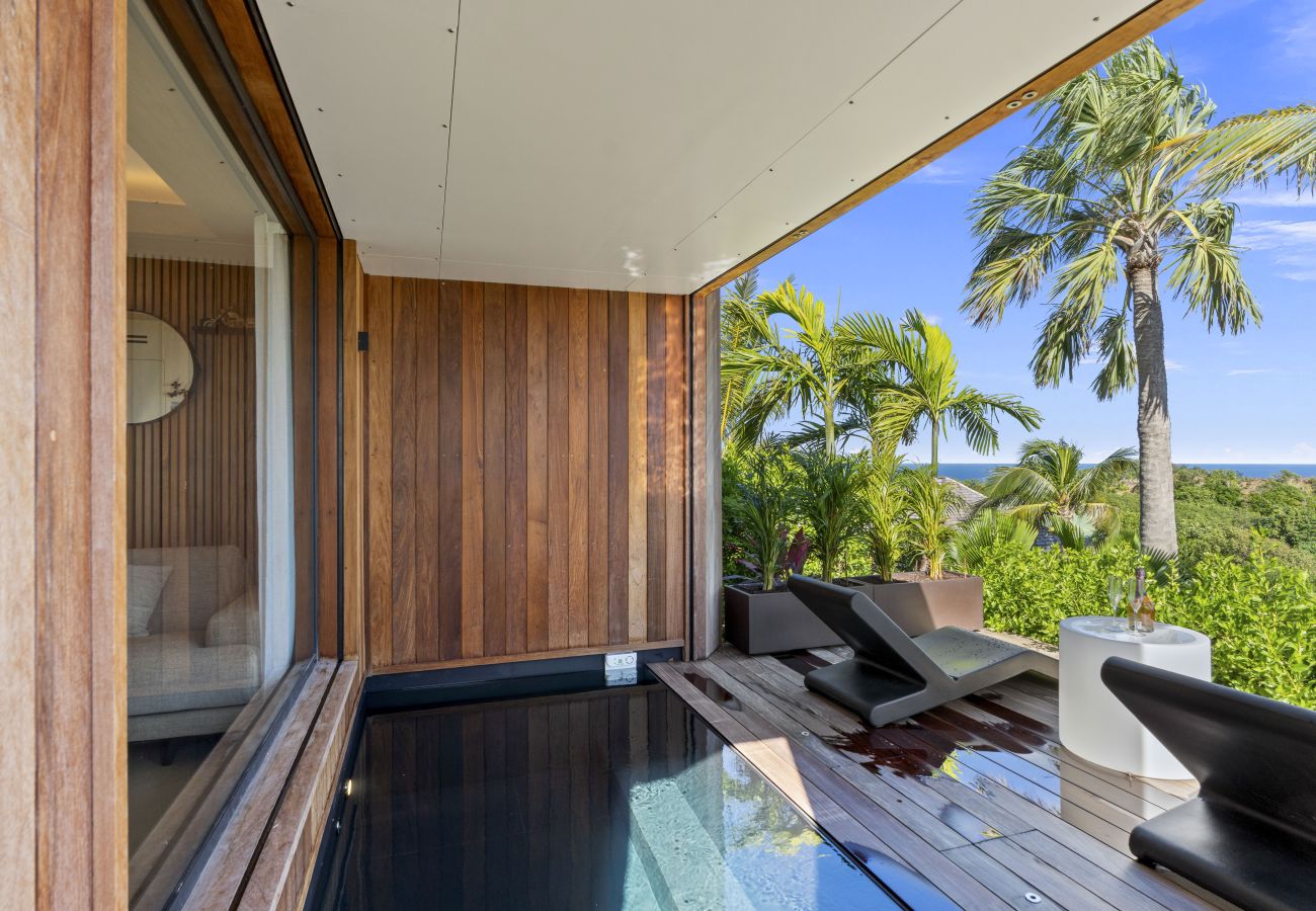 Bungalow à Saint Barthélemy - Star - Ocean view villa with private plunge pool