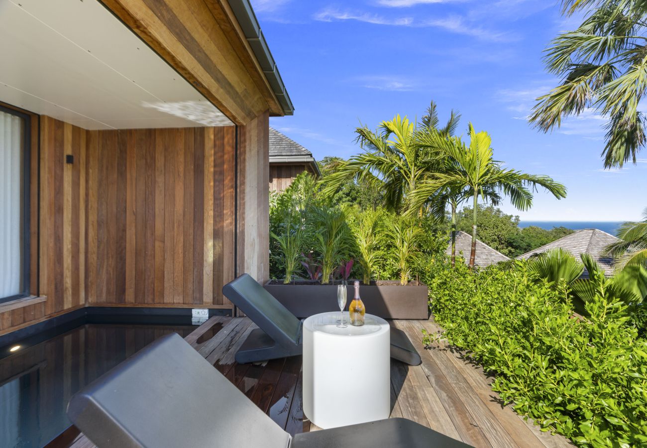 Bungalow à Saint Barthélemy - Star - Ocean view villa with private plunge pool