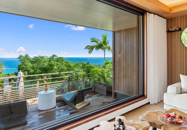Bungalow à Saint Barthélemy - Sea - Ocean view villa with private pool