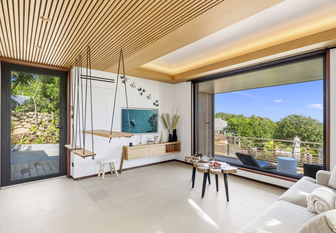Bungalow à Saint Barthélemy - Sea - Ocean view villa with private pool