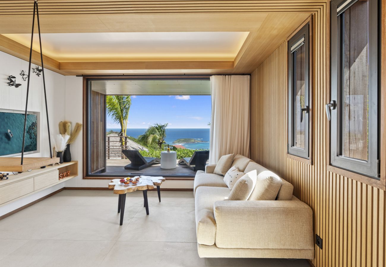 Bungalow à Saint Barthélemy - Sea - Ocean view villa with private pool
