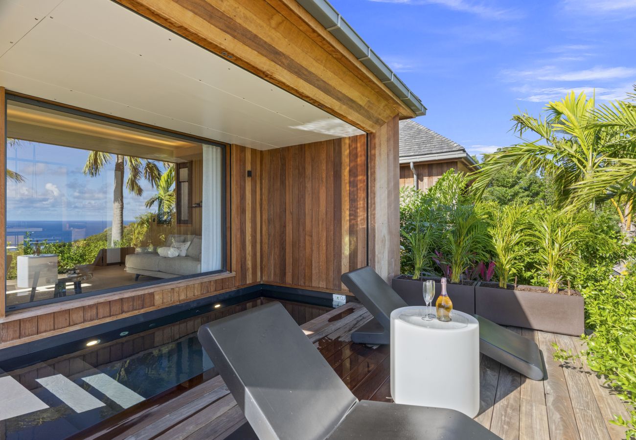 Bungalow in Saint Barthélemy - Star - Ocean view villa with private plunge pool